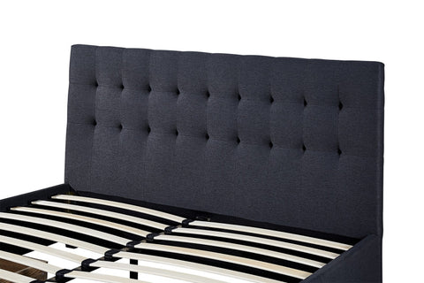 MATERA BED MET GRIJZE BASIS 